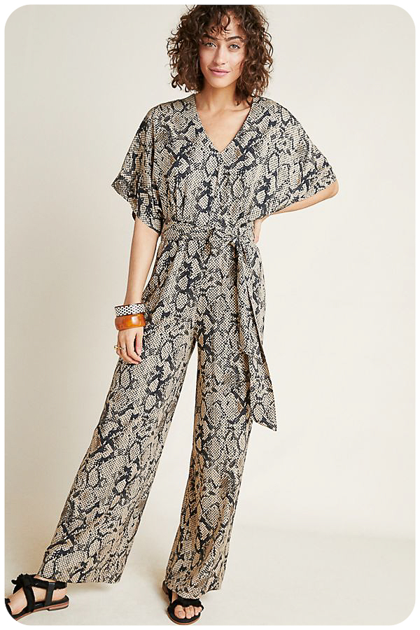 McCall's 7936 Snake Print Jumpsuit! Erica Bunker D.I.Y. Style